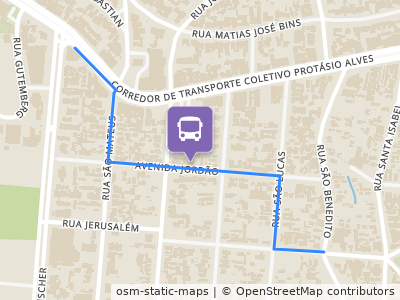 Mapa da parada