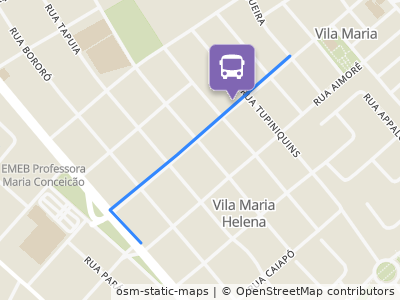 Mapa da parada