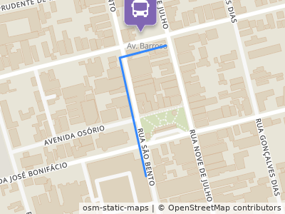 Mapa da parada