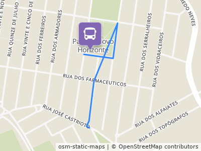Mapa da parada
