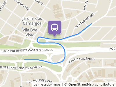 Mapa da parada