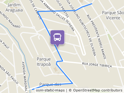 Mapa da parada