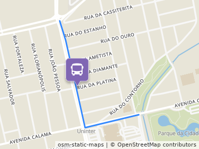 Mapa da parada