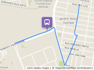 Mapa da parada