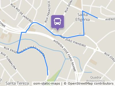 Mapa da parada