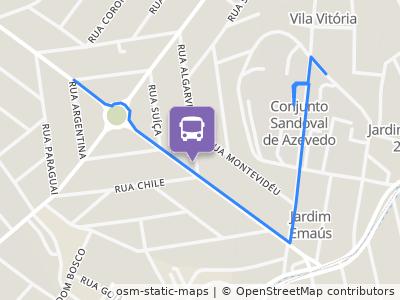 Mapa da parada