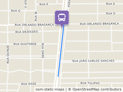 Mapa da parada