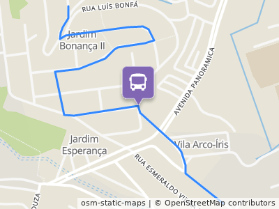 Mapa da parada