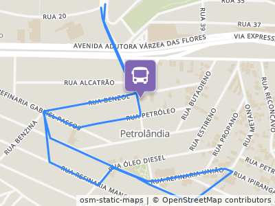 Mapa da parada