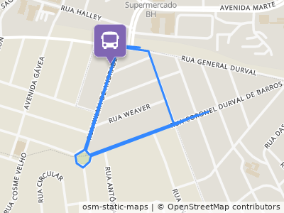 Mapa da parada