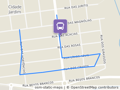 Mapa da parada