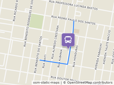 Mapa da parada