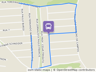 Mapa da parada