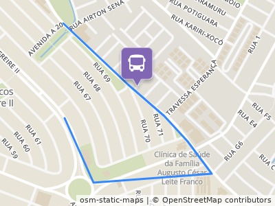Mapa da parada