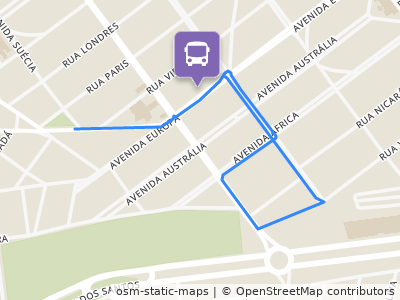 Mapa da parada