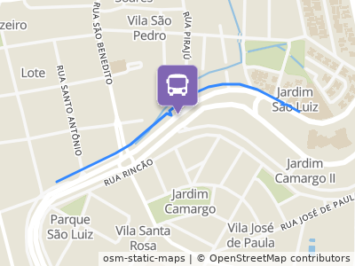 Mapa da parada