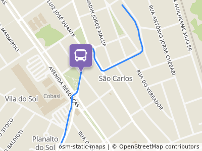 Mapa da parada