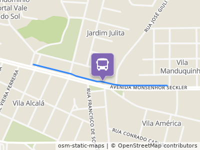 Mapa da parada