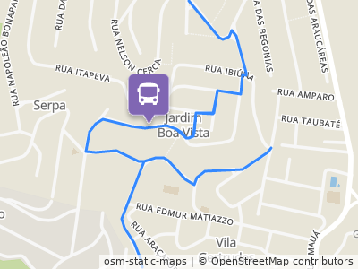 Mapa da parada