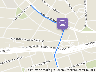 Mapa da parada