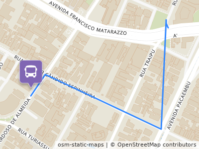 Mapa da parada