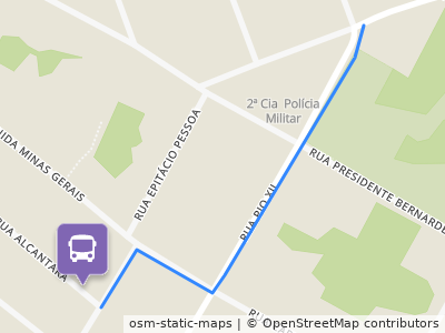 Mapa da parada