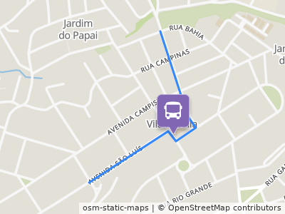 Mapa da parada