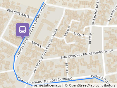 Mapa da parada