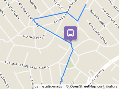 Mapa da parada