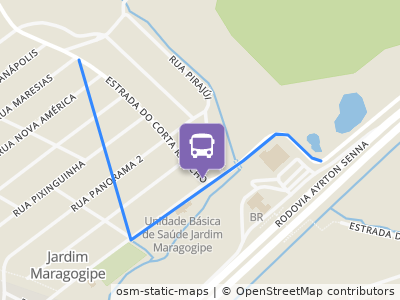 Mapa da parada
