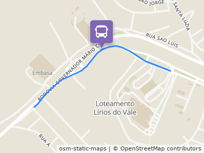 Mapa da parada