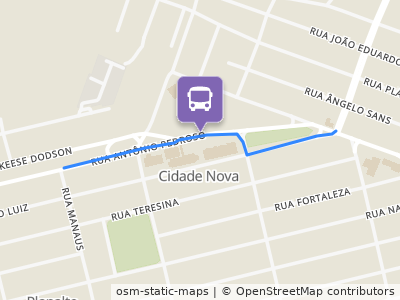 Mapa da parada