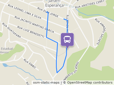 Mapa da parada
