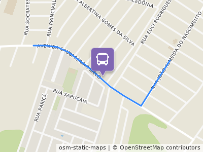 Mapa da parada