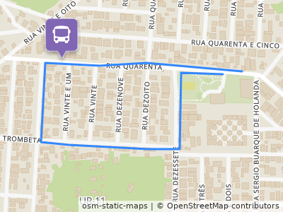 Mapa da parada
