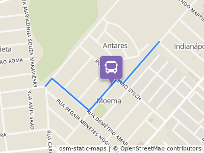 Mapa da parada