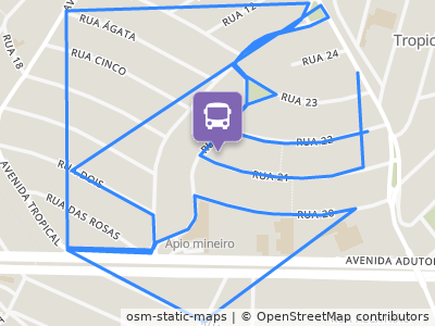 Mapa da parada