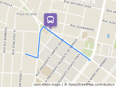 Mapa da parada