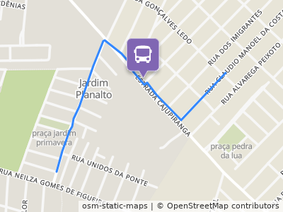 Mapa da parada