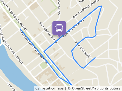 Mapa da parada