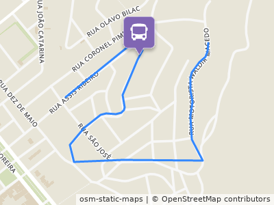 Mapa da parada