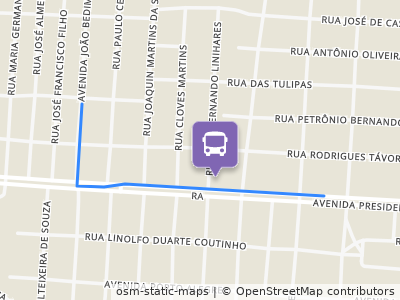 Mapa da parada
