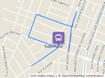 Mapa da parada