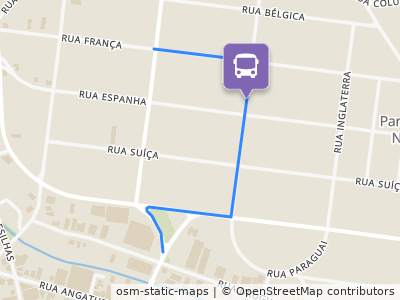 Mapa da parada
