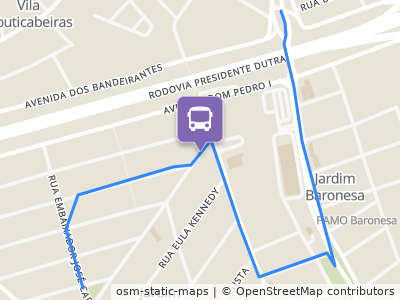 Mapa da parada