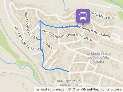 Mapa da parada