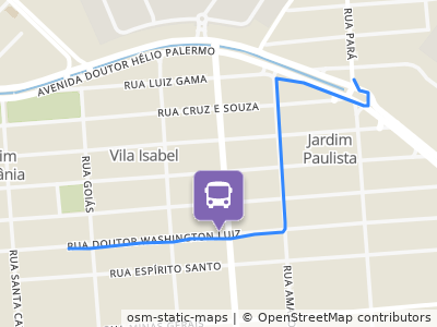 Mapa da parada