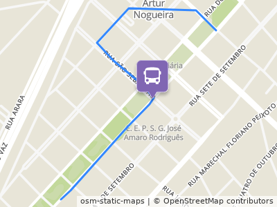 Mapa da parada