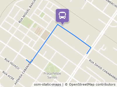 Mapa da parada