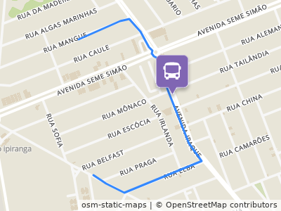 Mapa da parada